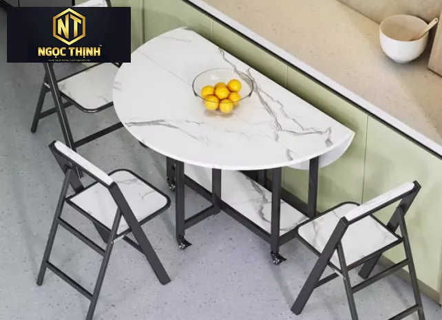 BÀN ĂN TRÒN GẤP GỌN GIÁ TỐT BIÊN HÒA